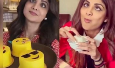 शिल्पा शेट्टी ने संडे के फंडे में 'जलेबी', 'ढोकला' और 'केक' का लिया आनंद