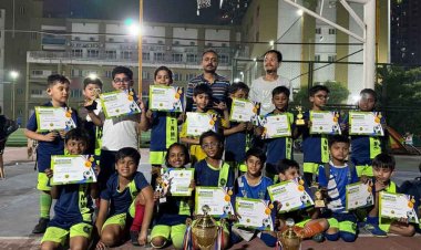 फुटबॉल न्यूज़ : अंडर–9 कैटेगरी में TNM A टीम ने की जीत हासिल