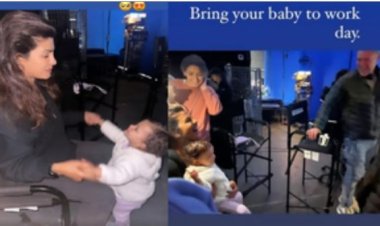 'हेड्स ऑफ स्टेट' के सेट से बेटी के साथ प्रियंका चोपड़ा ने शेयर की फोटो