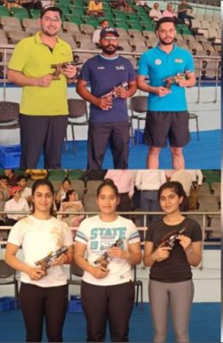 भावेश, सिमरनप्रीत ने दूसरा 25 मीटर पिस्टल ओलंपिक चयन ट्रायल जीता