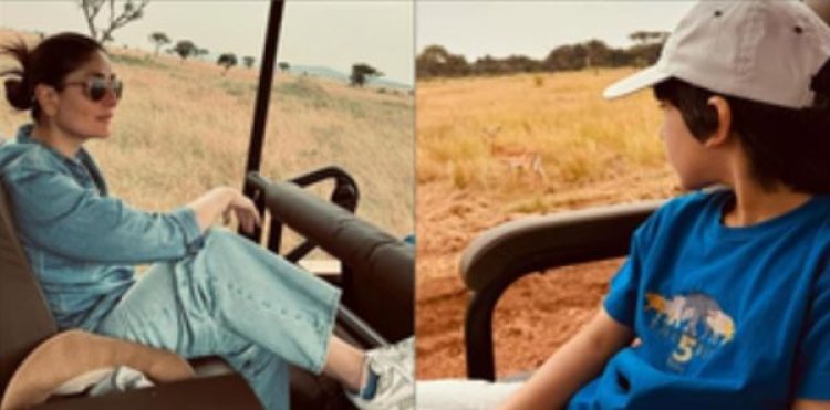 बेटे तैमूर के साथ तंजानिया में छुट्टियों का आनंद ले रही हैं करीना कपूर खान