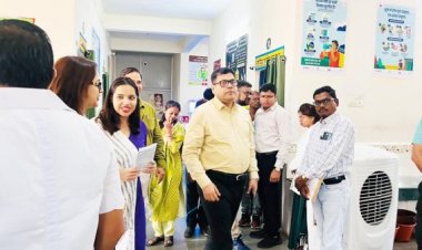 एडिशनल मिशन डायरेक्टर नीति आयोग दिल्ली शेखर ने किया दौरा