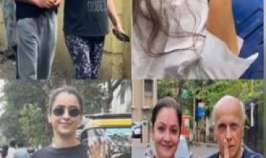 पूजा भट्ट ने पिता महेश भट्ट संग डाला वोट, तब्बू, फरहान, जोया, सान्या ने भी किया मतदान