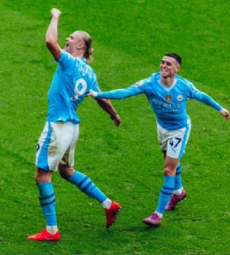 हालैंड ने हैट्रिक सहित चार गोल दागे, मैन सिटी ने शीर्ष पर चल रहे आर्सेनल से फासला घटाया