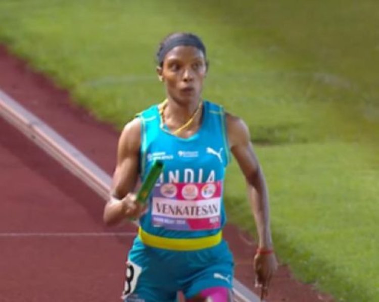 भारत की 4x400 मी मिश्रित रिले टीम ने एशियाई चैंपियनशिप में नया राष्ट्रीय रिकॉर्ड बनाया