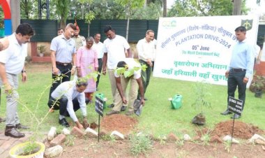 विश्व पर्यावरण दिवस पर सामरिक मुख्यालय में पौधारोपण