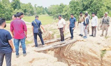 8 साल से बंद केशकाल बाईपास को चालू करवाने विधायक टेकाम ने 7 किमी पैदल चल किया निरीक्षण