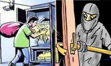 सूने मकान में चोरों का दिनदहाड़े धावा दो लाख का माल पार