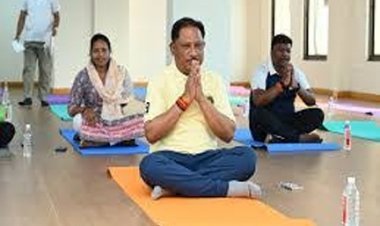 धान खरीदी की आरंअन्तर्राष्ट्रीय योग दिवस : मुख्यमंत्री विष्णु देव साय 21 जून को राजधानी के साइंस कॉलेज मैदान में करेंगे योगाभ्यासभिक तैयारियों के लिए मंत्री मंडलीय उप समिति की बैठक सम्पन्न