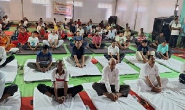 स्वस्थ तन और मन के लिए योग जरूरी: विधायक  विक्रम उसेंडी