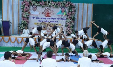 स्वस्थ तन मन के लिए योगाभ्यास की हमारी प्राचीन विरासत को आज पूरी दुनिया अपना रही - राज्यसभा सांसद देवेन्द्र प्रताप सिंह