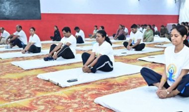 स्वस्थ तन-मन के लिए योग की सभी क्रियाओं को जीवन में उतारें : विधायक मरपची