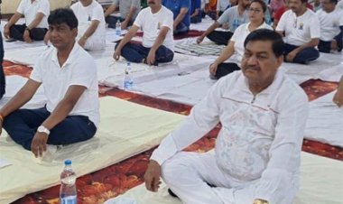 दशम अंतराष्ट्रीय योग दिवस का आयोजन