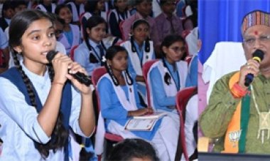 शरारत मेरे हिस्से में नहीं आई, परिस्थितियां अलग थीं, बच्चों को शरारत जरूर करनी चाहिए- मुख्यमंत्री श्री साय