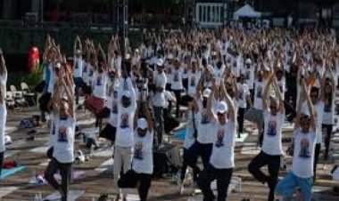 अमेरिका में टेक्सास, उसके पड़ोसी प्रांतों में योग दिवस कार्यक्रमों में हजारों लोगों ने हिस्सा लिया