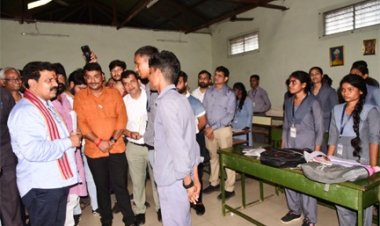 उप मुख्यमंत्री श्री विजय शर्मा ने बिलासपुर जिले के कोनी आईटीआई का किया निरीक्षण