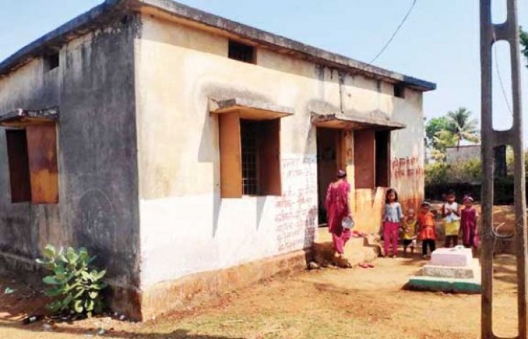 आंगनबाड़ी केन्द्र में मूलभूत सुविधाओं का अभाव