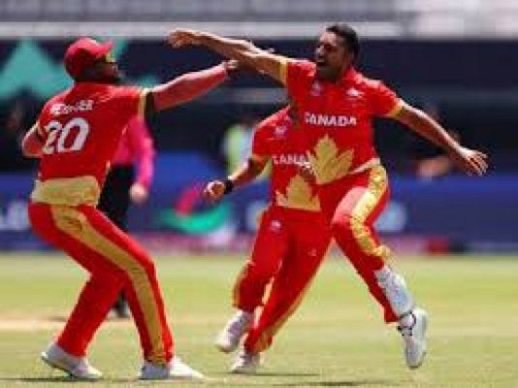 टी-20 वर्ल्ड कप में कनाडा ने किया उलटफेर, आयरलैंड की मज़बूत टीम को 12 रन से हराया