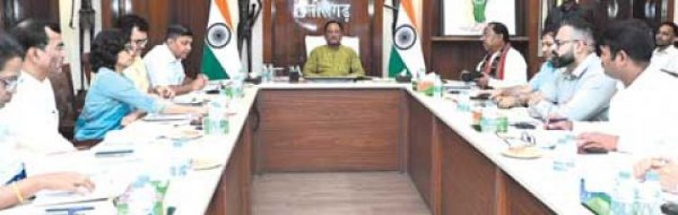 खरीफ तैयारियों की समीक्षा की सीएम साय ने