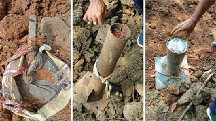 गदामली-कडेर मार्ग पर 30-30 किलो के दो और 10 किलो एक आइईडी बरामद