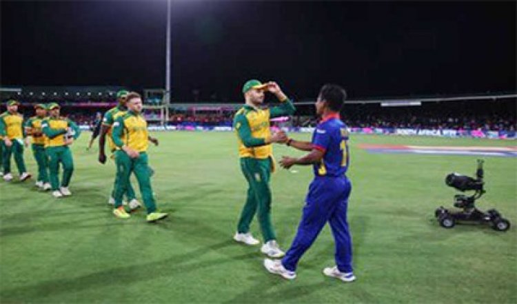 दक्षिण अफ्रीका ने नेपाल पर एक रन से रोमांचक जीत हासिल की