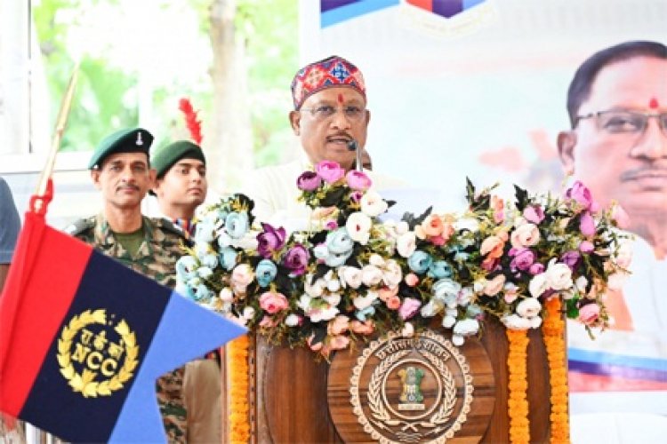 अनुशासन, साहस और निस्वार्थ भाव से सेवा के लिए प्रेरित करता है एनसीसी : मुख्यमंत्री  विष्णु देव साय