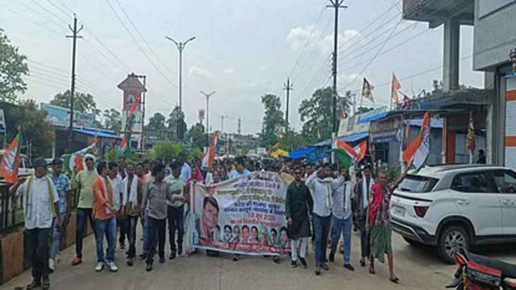 छत्तीसगढ़ कांग्रेस का प्रदेशभर में प्रदर्शन, बलौदा बाजार हिंसा की सीबीआई जांच की मांग