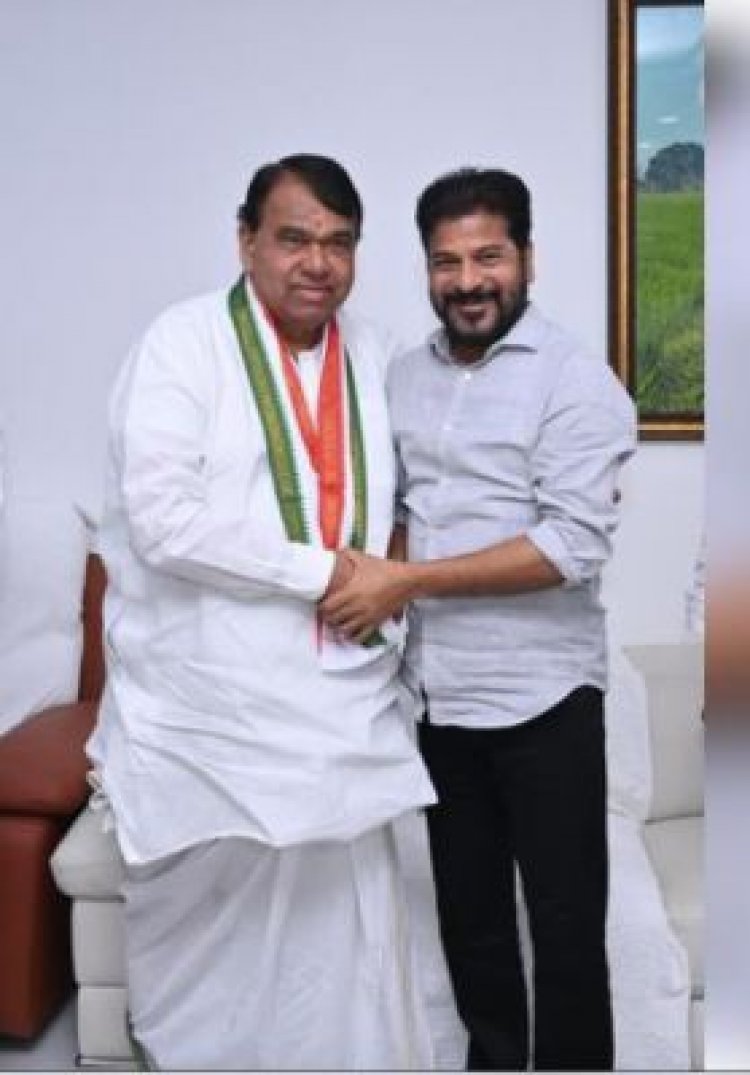 बीआरएस को झटका, तेलंगाना के पूर्व स्पीकर श्रीनिवास रेड्डी ने थामा कांग्रेस का दामन