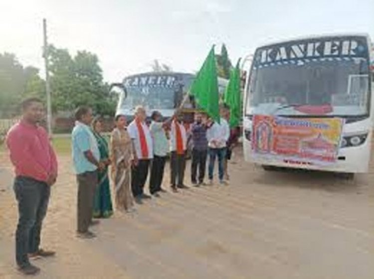 श्रीरामलला दर्शन के लिए जिले से 72 दर्शनार्थियों का दल हुआ रवाना