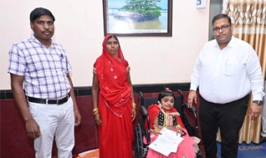 दिव्यांग संतेाषी की खुशी हुई दोगुनी