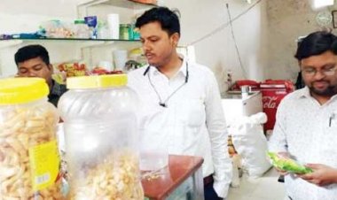 खाद्य एवं औषधि प्रशासन विभाग ने होटल व प्रतिष्ठानों का किया निरीक्षण