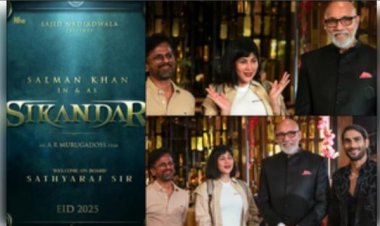 सलमान खान की 'सिकंदर' में शामिल हुए 'बाहुबली' स्टार सत्यराज और प्रतीक बब्बर