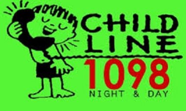 हेल्पलाइन के लिए 1098 नंबर पर कॉल करें