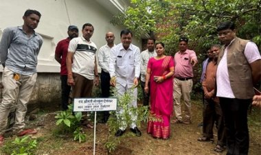 उद्योग मंत्री श्री लखन लाल देवांगन ने ‘एक पेड़ मां के नाम अभियान‘ के तहत लगाया ’आंवला’ का पौधा लोगों से अधिक से अधिक पौधे लगाने की अपील