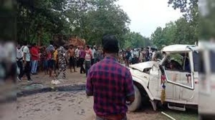 मजदूरों से भरी पिकअप दुर्घटनाग्रस्त, एक की मौत 20 घायल