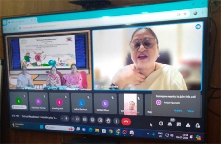 स्कूल रेडिनेस के तहत खेल-खेल में सीखने का हुआ प्रशिक्षण