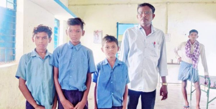 एकल शिक्षक के भरोसे आश्रम शाला