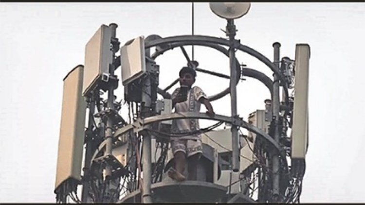 युवक ने दी पुलिस को धमकी, पकड़ने की कोशिश की तो कूदकर दे दूंगा जान....