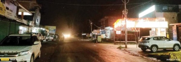 पांच दिन बाद कांवडिय़ों का मेला, बतौली की सडक़ें अंधेरे में