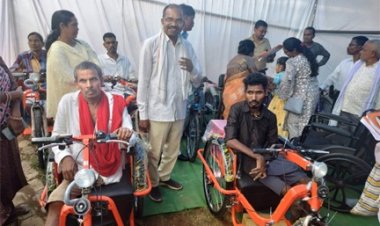 विधायक सुश्री उसेंडी ने दिव्यांग शिविर में 142 दिव्यांगजनों को किया उपकरणों का वितरण