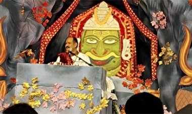 केंद्रीय राज्य मंत्री तोखन साहू, डिफ्टी सीएम अरुण साव सहित बड़ी संख्या में श्रद्धालुओं ने कथा सुनी