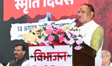 विभाजन विभीषिका स्मृति दिवस पर आयोजित संगोष्ठी में शामिल हुए मुख्यमंत्री श्री विष्णु देव साय