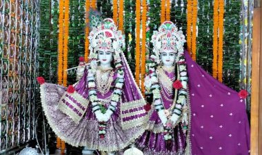 रायपुर के राधा-श्रीकृष्ण मंदिरों में धूमधाम से मनी जन्माष्टमी, ‘नंद के आनंद भयो’ के गूंजे भजन