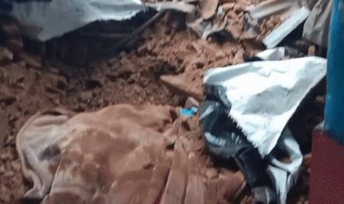 मकान की दीवार गिरी, दंपती की मौत:जबलपुर में भाई बोला- आंखों के सामने चली गई भाई-भाभी की जान