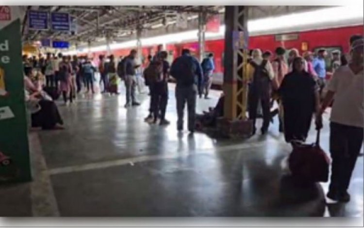 दादर स्टेशन पर ट्रॉली बैग में शव मिलने के मामले में सामने आया सीसीटीवी फुटेज