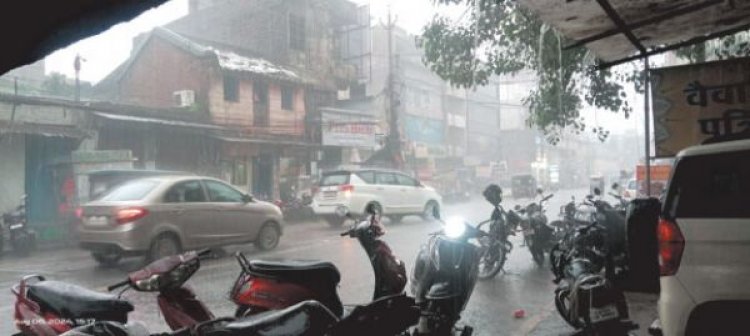 कल हल्की से भारी बारिश की संभावना