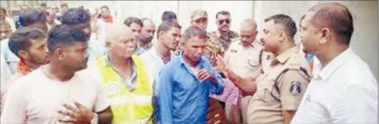 सीमेंट प्लांट में हादसा, मजदूर की मौत, हंगामे के बाद समझौता