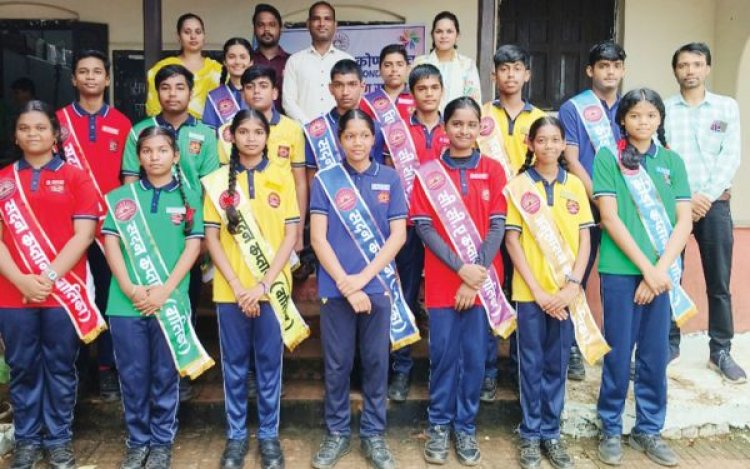 केंद्रीय विद्यालय में राष्ट्रीय खेल दिवस