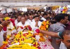 मुख्यमंत्री यादव के पिता पूनमचंद यादव की पार्थिव देह पंचतत्व में विलीन
