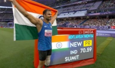 सुमित अंतिल का ऐतिहासिक 'स्वर्ण', पैरा ओलंपिक खेलों में अपने नाम दर्ज किया बड़ा रिकॉर्ड